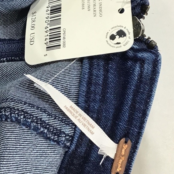 NEW!! Woman’s Free People Denim Pleated Dress Size S/P - Picture 7 of 7